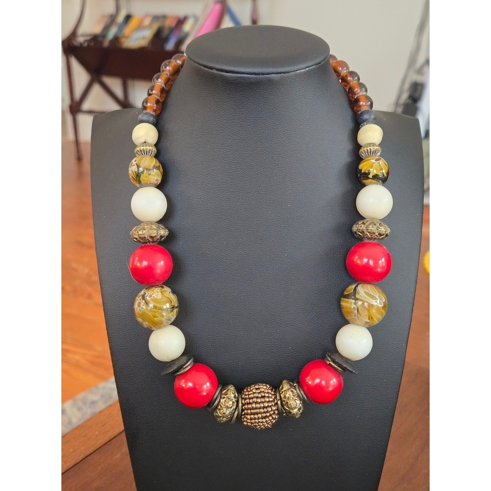 NY Beaded Statement Necklace